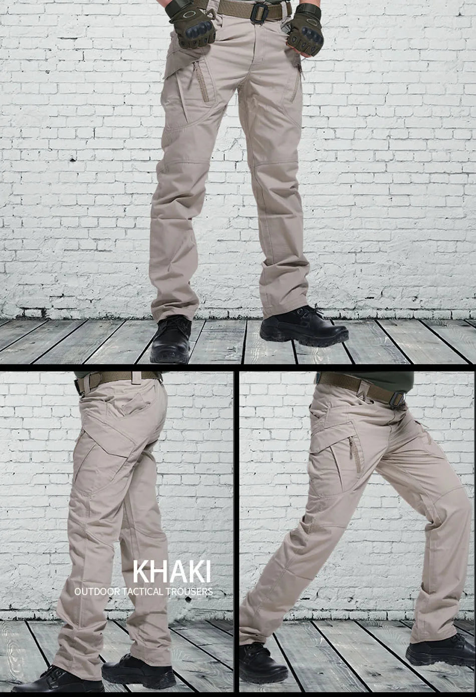 Men’s Tactical Cargo Pants – Multi-Pocket Hiking & Outdoor Trousers - 3KDyn